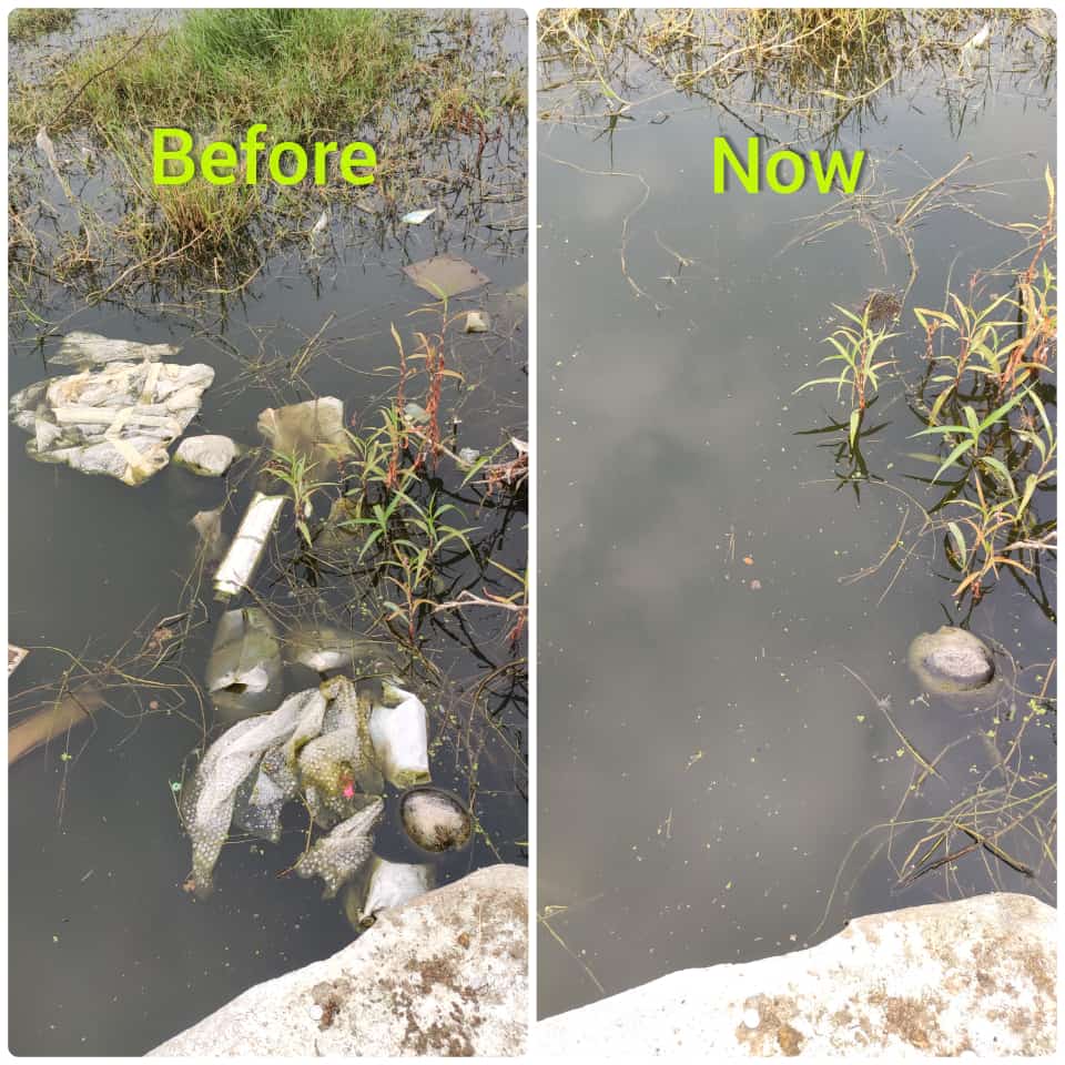 #1 - #5 Cleanup Drives, Ameenpur Lake, Hyderabad, India.