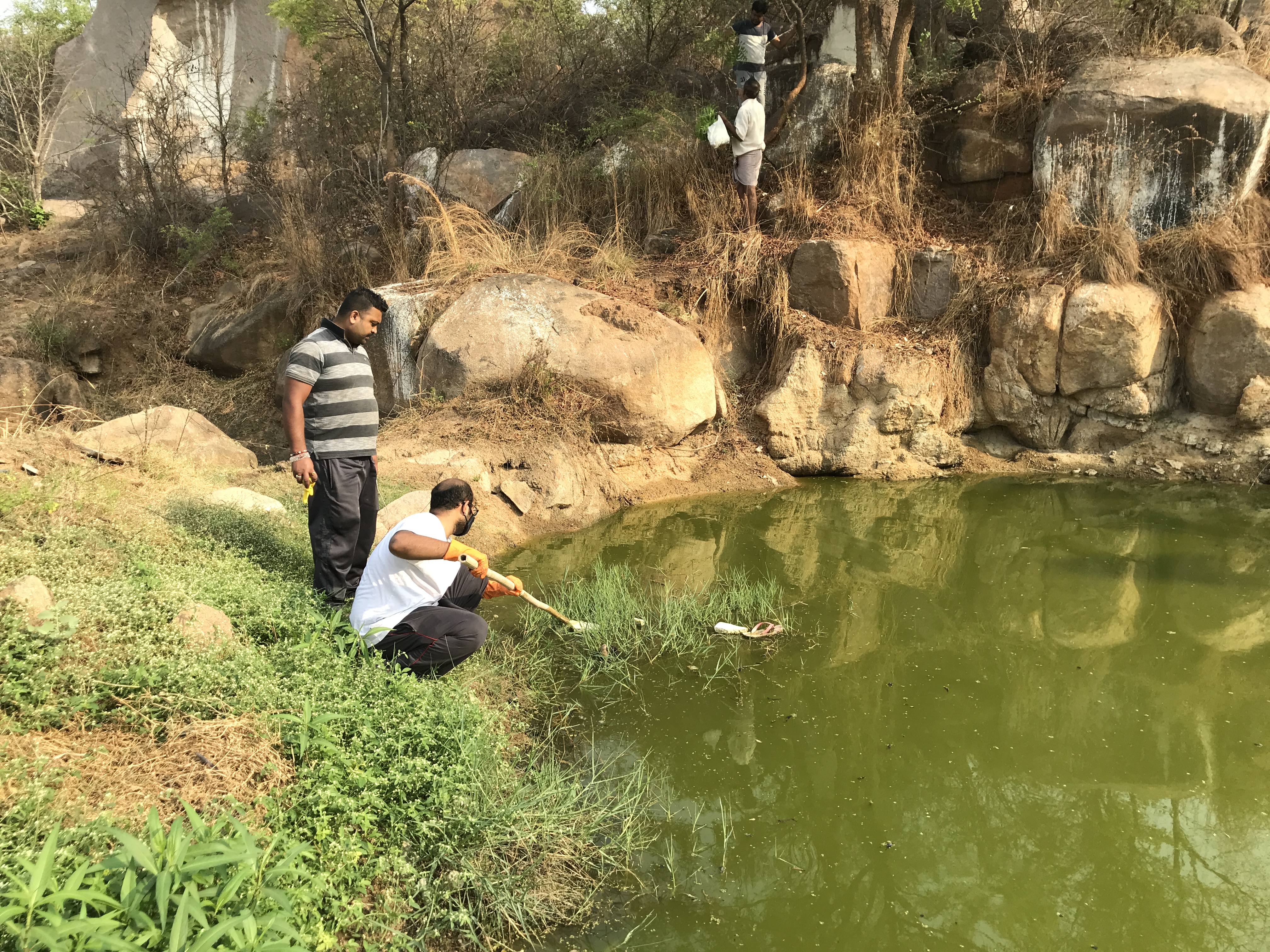 #1 - #5 Cleanup Drives, Ameenpur Lake, Hyderabad, India.