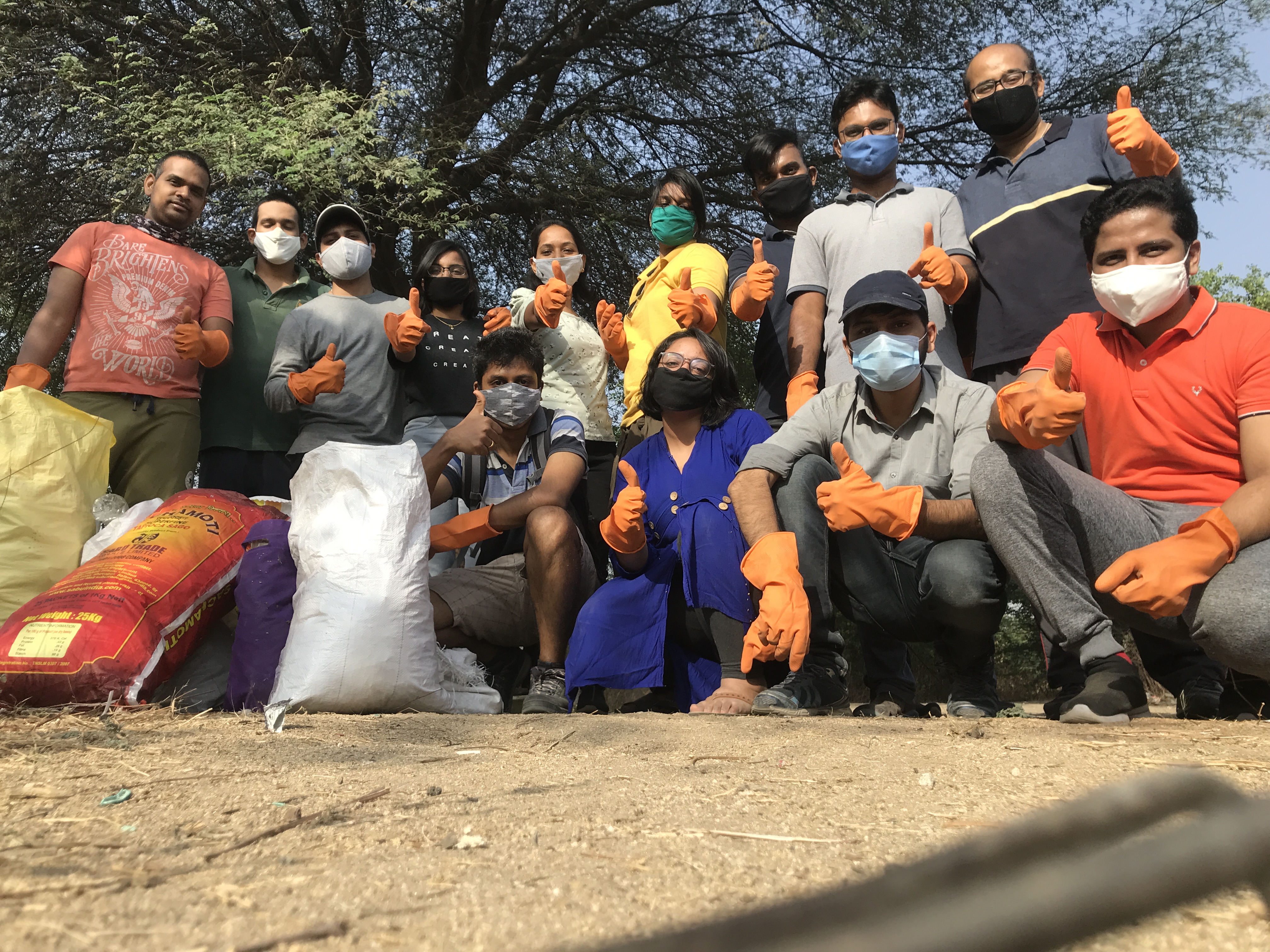 #1 - #5 Cleanup Drives, Ameenpur Lake, Hyderabad, India.